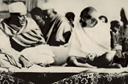 Gandhi and Nehru in 1937